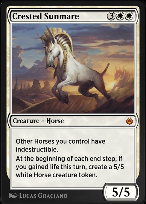 Crested Sunmare from Amonkhet Remastered