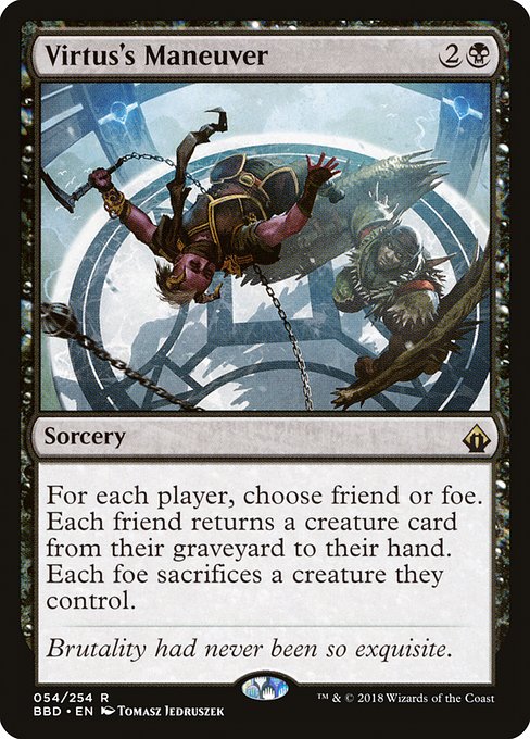 Virtus's Maneuver highlighted card art