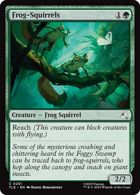 Frog-Squirrels highlighted card art