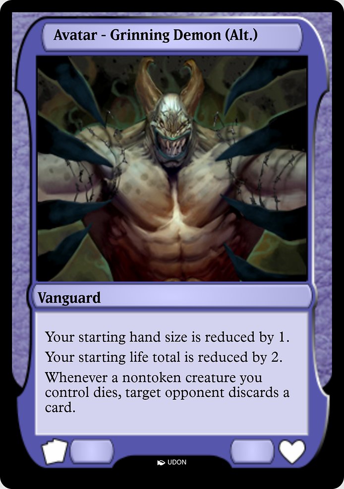 Grinning Demon Avatar highlighted card art