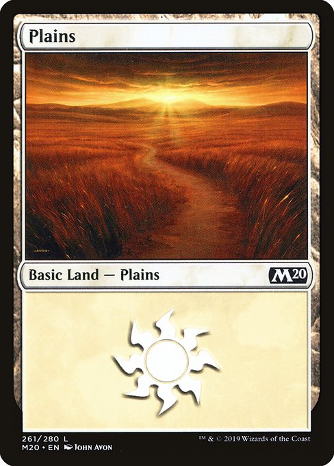 Plains from Core Set 2020