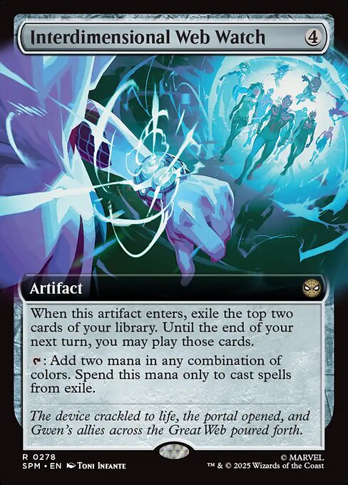 Interdimensional Web Watch highlighted card art