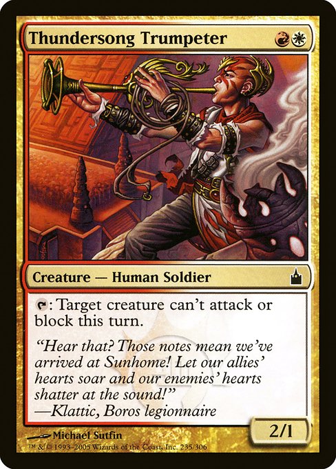 Thundersong Trumpeter from Ravnica: City of Guilds