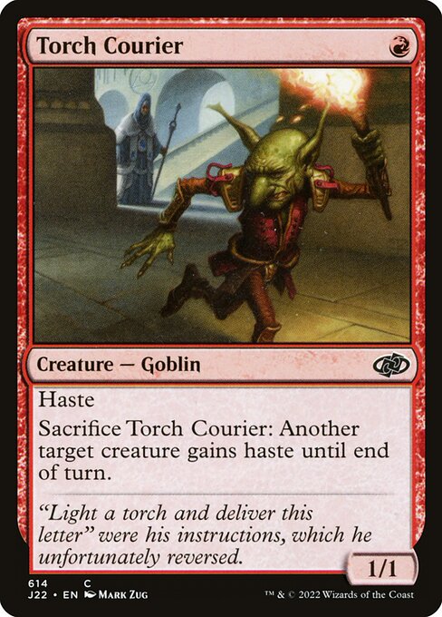 Torch Courier highlighted card art