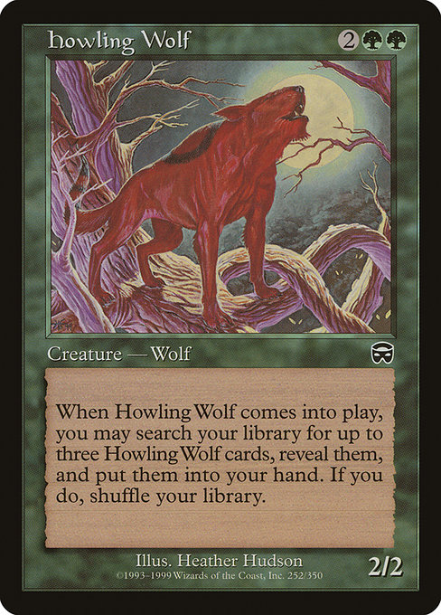 Howling Wolf from Mercadian Masques