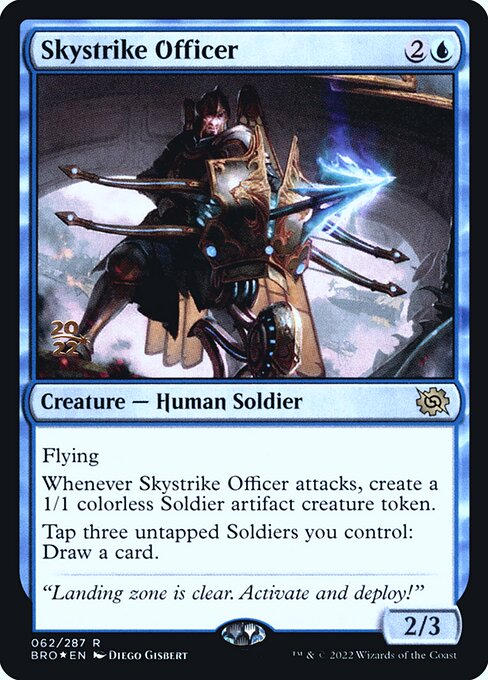 Skystrike Officer from The Brothers' War Promos