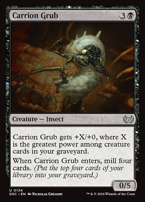 Carrion Grub highlighted card art