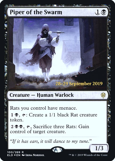 Piper of the Swarm from Throne of Eldraine Promos