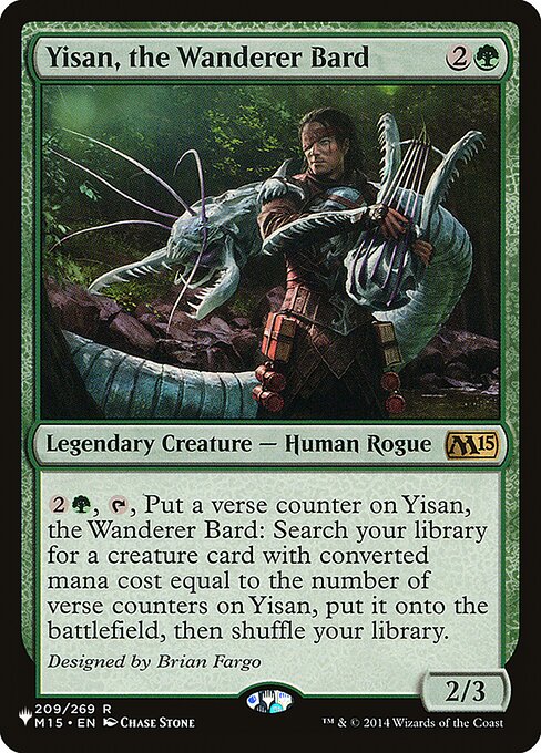 Yisan, the Wanderer Bard from The List