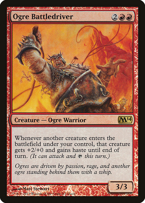 Ogre Battledriver from Duels of the Planeswalkers 2014 Promos