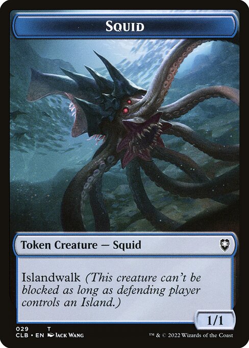 Squid from Battle for Baldur's Gate Tokens