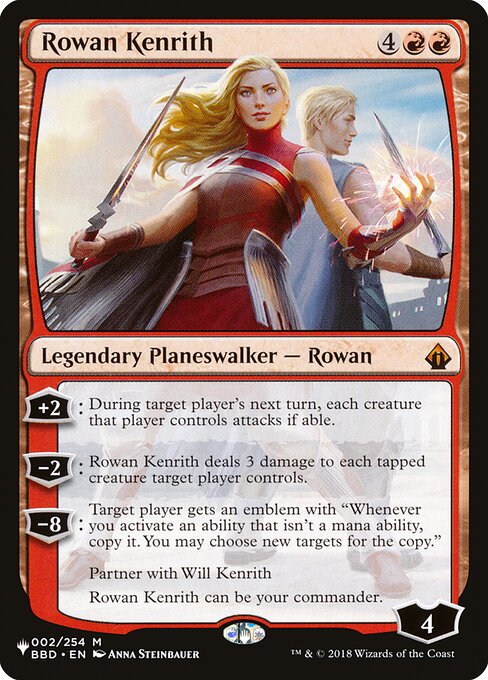 Rowan Kenrith from The List