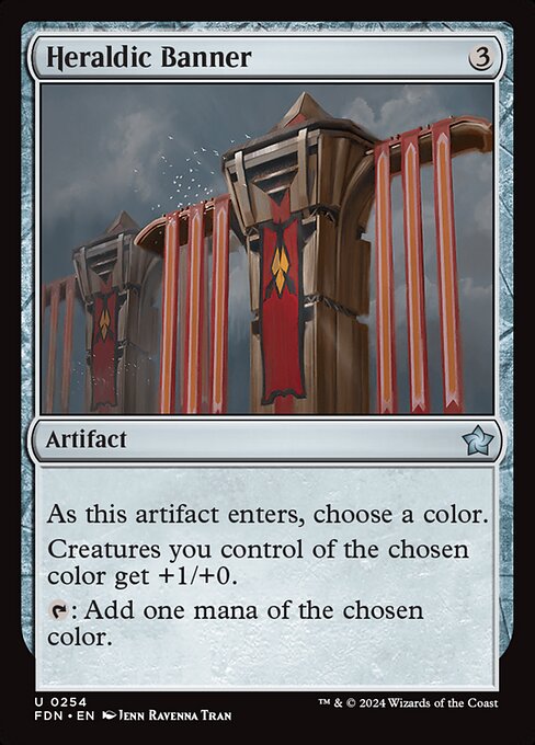 Heraldic Banner highlighted card art