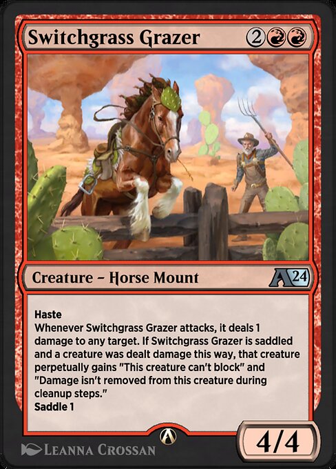 Switchgrass Grazer highlighted card art