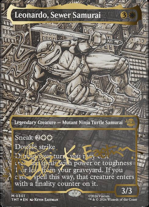 Leonardo, Sewer Samurai from Teenage Mutant Ninja Turtles
