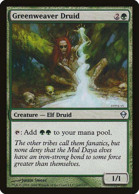 Greenweaver Druid from Zendikar