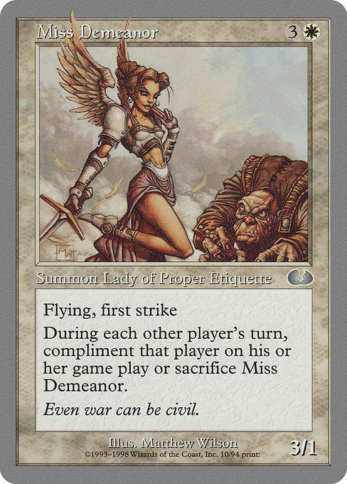 Miss Demeanor highlighted card art