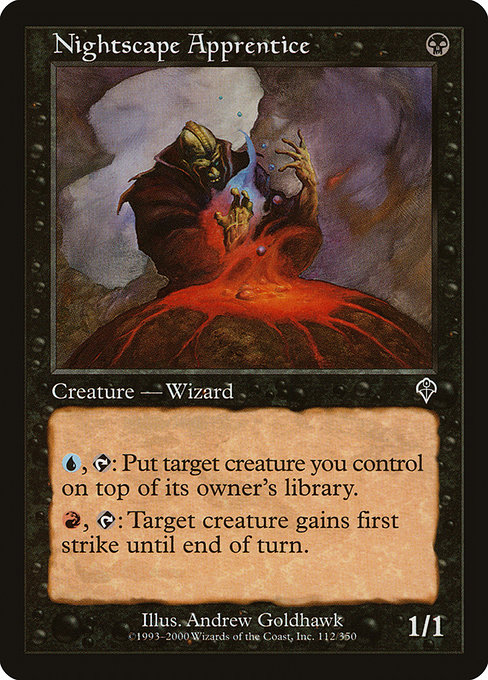 Nightscape Apprentice highlighted card art