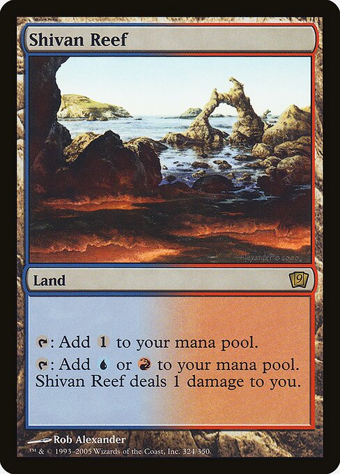 Shivan Reef from Ninth Edition