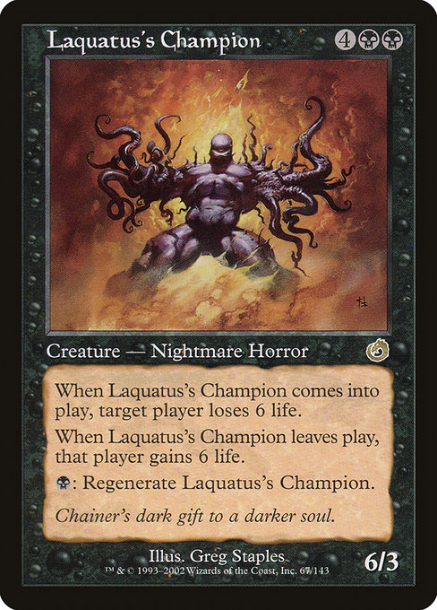 Laquatus's Champion from Torment