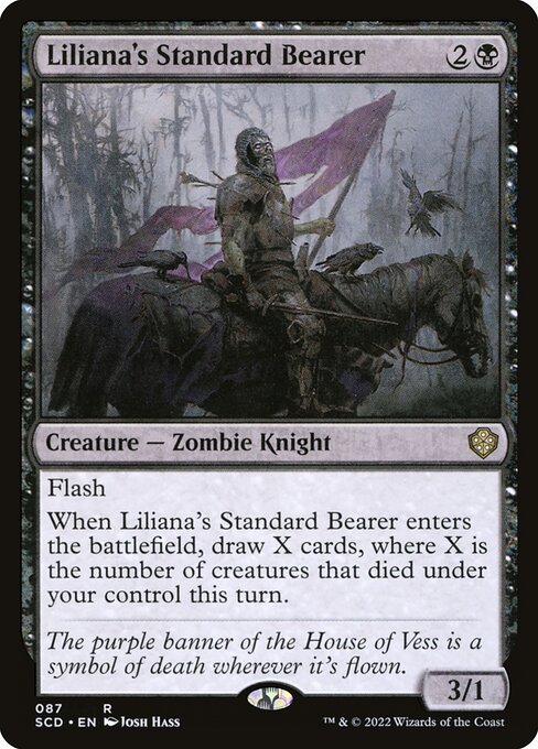 Liliana's Standard Bearer from Starter Commander Decks