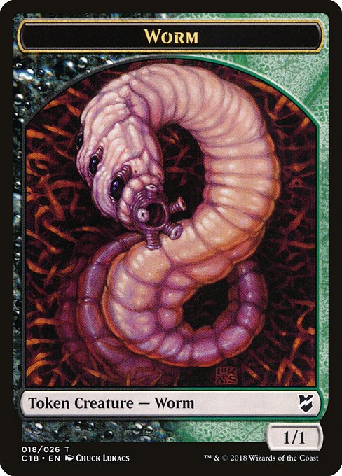 Worm from Commander 2018 Tokens