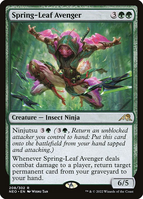 Spring-Leaf Avenger from Kamigawa: Neon Dynasty