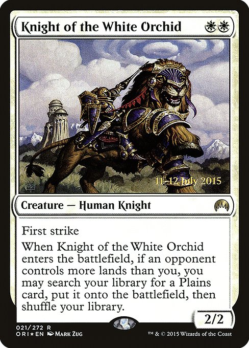 Knight of the White Orchid from Magic Origins Promos