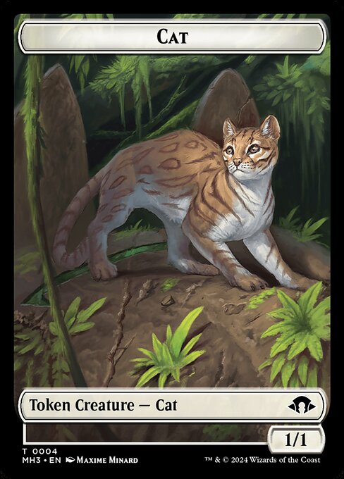 Cat from Modern Horizons 3 Tokens