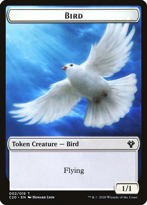 Bird from Commander 2020 Tokens