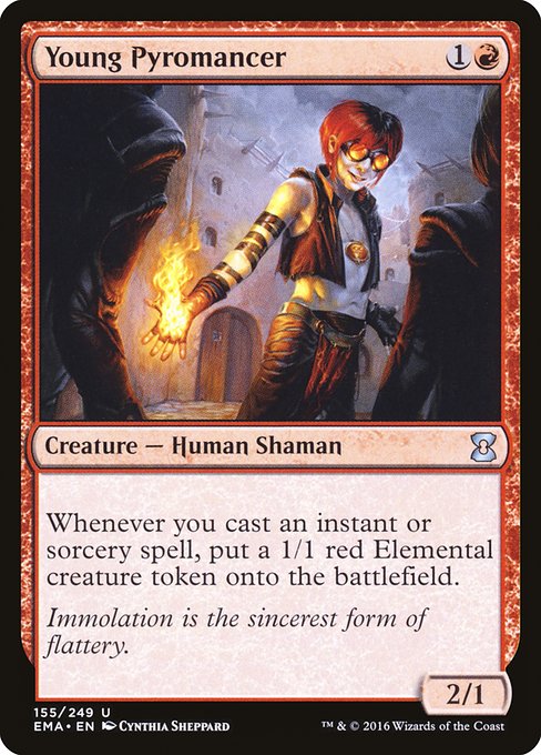Young Pyromancer from Eternal Masters