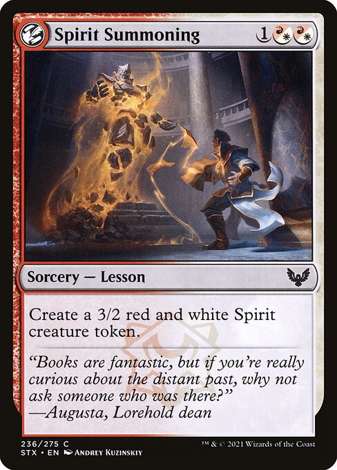 Spirit Summoning highlighted card art