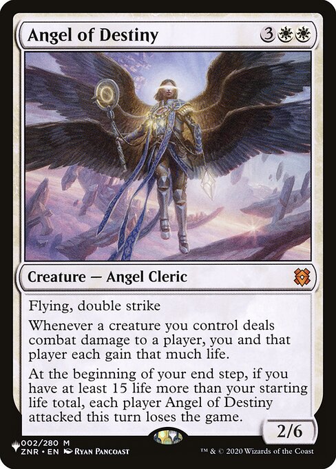Angel of Destiny highlighted card art