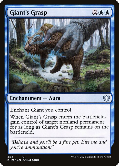 Giant's Grasp highlighted card art