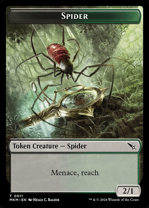 Spider highlighted card art