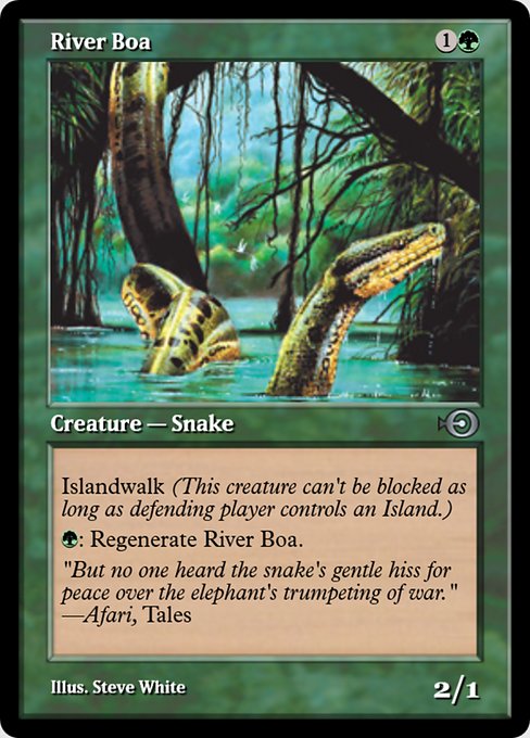 River Boa from Magic Online Promos