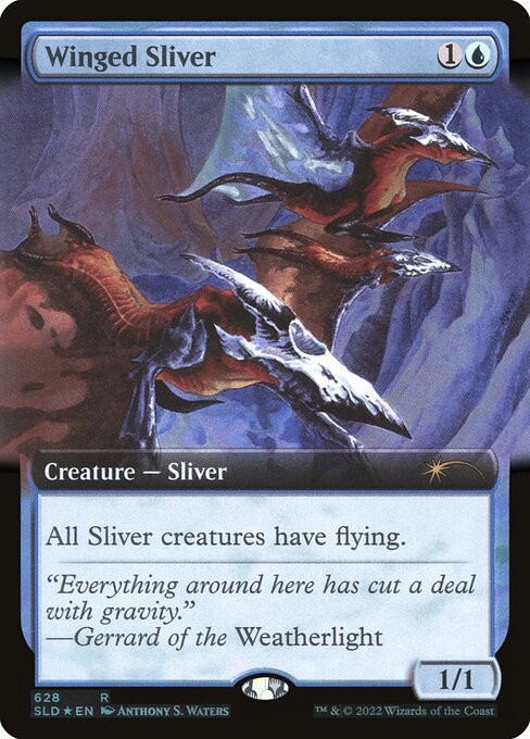 Winged Sliver from Secret Lair Drop