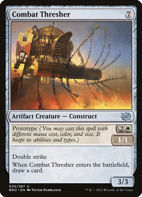 Combat Thresher highlighted card art
