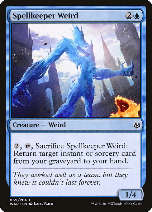 Spellkeeper Weird highlighted card art