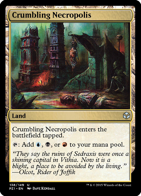 Crumbling Necropolis from Legendary Cube Prize Pack