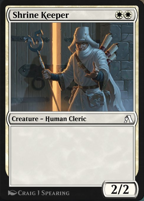 Shrine Keeper from Arena New Player Experience Cards