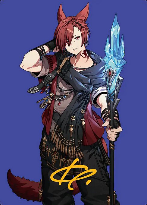 G'raha Tia, Scion Reborn // G'raha Tia, Scion Reborn from Final Fantasy Art Series