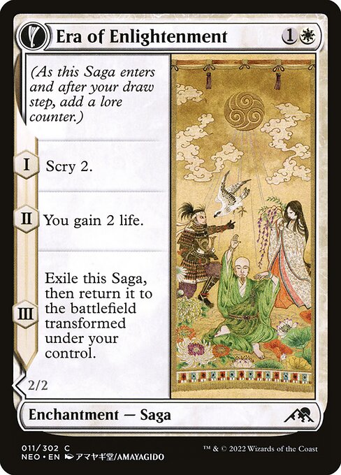 Era of Enlightenment // Hand of Enlightenment from Kamigawa: Neon Dynasty