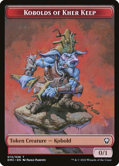Kobolds of Kher Keep from Dominaria United Tokens