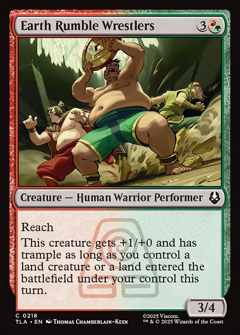 Earth Rumble Wrestlers from Avatar: The Last Airbender