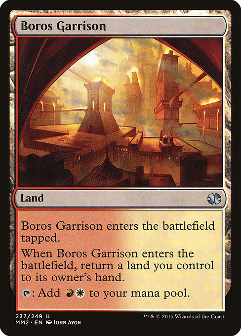 Boros Garrison from Modern Masters 2015