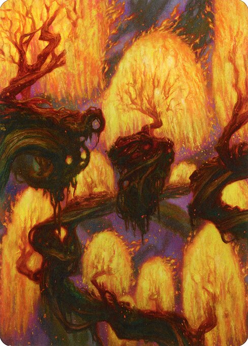 Grove of the Burnwillows // Grove of the Burnwillows highlighted card art
