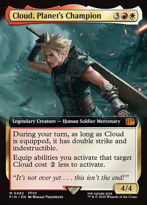 Cloud, Planet's Champion from Final Fantasy