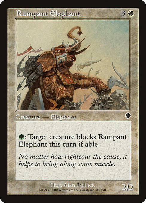 Rampant Elephant highlighted card art