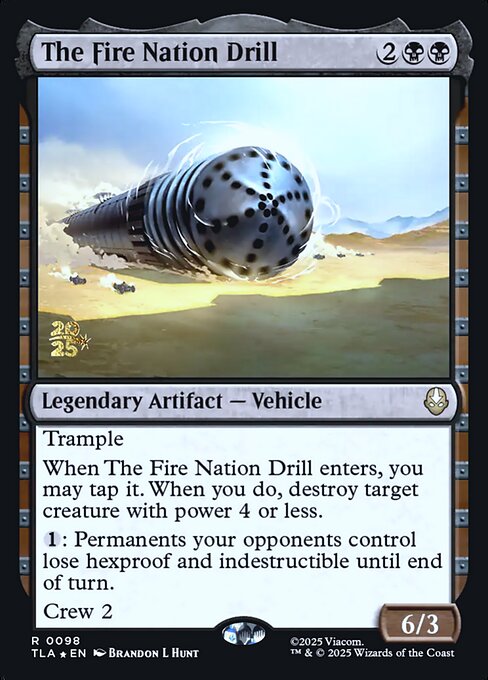 The Fire Nation Drill from Avatar: The Last Airbender Promos